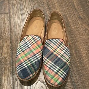 SPERRY Plaid Loafers 9